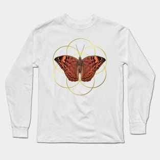 Butterfly with graphic - Insect in Kenya / Africa Long Sleeve T-Shirt